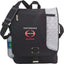 Gridlock Vertical Laptop Messenger Bag, 15 Inches Transfer - Black - Front