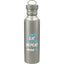 Griffen Titanium Sports Bottle, 25 oz Full Color - Silver - Front