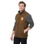 Hardy Sherpa Lined Eco Vest for Men Transfer - Bark - On Model Right Angle
