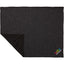 Heathered Sherpa Blanket, Black Full Color - Black - Front