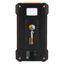 Helio Solar Power Bank with Flashlight, 5,000 mAh Full Color - Black - Front