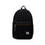 Herschel Settlement Backpack in Recycled Polyester, 15 Inch Embroidery - Black - Front