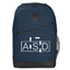 High Line Custom Logo Backpack - Slate Blue - Silk Screen