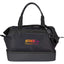 High Sierra Courier Duffel Bag with Drop Bottom Embroidery - Black - Front