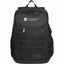 High Sierra Driftline Recycled Backpack with Laptop Hammock Embroidery - Black - Front