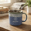 Horizon Glazed Campfire Mug, 15 oz Laser Engraving - Blue - Laser Engraving