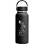 Hydro Flask Micro Hydro Mini Bottle with FlexClip, 13.5 oz Laser Engraving - Black - Front