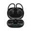 iLive Waterproof Sport Earbuds with Ear Hooks - Black - View 1