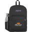 JanSport Cross Town Plus Laptop Backpack, 15 Inch Embroidery - Black - Front