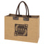 Jumbo Tote Bag in Jute - Silk Screen