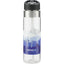 Kensington Tritan Straw Bottle with Carabiner, 20 oz Full Color - Clear - Front