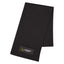 Knit Scarf with a Patch - Black - Colorbrite
