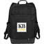 Laptop Daypack with Tarpaulin Base, 15.6 Inch Transfer - Black - Front