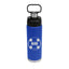 Leighton Stainless Steel Bottle, 24 oz - Blue - Silk Screen