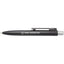 Liberty Mini Gel Pen in Recycled Aluminum - Black - Front