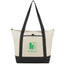 Lighthouse Non-Woven Tote Cooler for 24 Cans - Black - Front