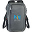 Lunar Lightweight Laptop Backpack, 15.6 Inch Embroidery - Gray - Front