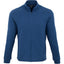 Lyon Stretch French Terry Full Zip Jacket for Men Transfer - River Blue - Front