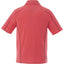 Macta Polo with Contrast Stitching for Men Debossing - Team Red Heather/Black Smoke - Back Flat