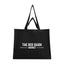 Matte Laminated Recycled Dual Handle Shopper Tote Bag - Black - Silk Screen