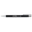 Maxi Soft Touch Gel Pen in Recycled Aluminum Laser Engraving - Black - Left Side