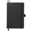 Mela Apple Leather Hardcover Journal, 5.5 x 8.5 Inches Debossing - Black - Front
