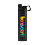 MiiR Wide Mouth Bottle with Hatchback Chug Lid, 20 oz Full Color - Black Powder - View 2