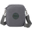 Moop Wayfinder Waxed Canvas Crossbody Bag Transfer - Navy - Front