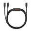 Native Union Belt Cable, Dual USB-C, 140W - Black - View 1