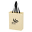 Natural Cotton Canvas Grocery Tote Bag, 5 oz - Silk Screen
