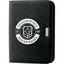 New Yorker Zippered Padfolio with Calculator Debossing - Black - Front
