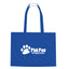 Non-Woven Shopper Tote with Hook and Loop Closure - Royal Blue - Silk Screen
