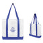 Non-Woven Tote Bag with Colored Trim - Silk Screen