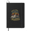Notebook with Snap Elastic Closure, 5 x 7 Inches - Black - Front
