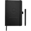 Nova Hardcover Journal and Square Pen Set, 5.5 x 8.5 Inches Full Color - Black - Front