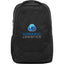 Olympus Recycled Laptop Backpack, 15 Inch Transfer - Black - Front