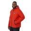 Oracle Waterproof Softshell Jacket with Camo Lining for Men Debossing - Team Red - On Model Left Angle