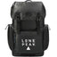 Outdoor Recycled Rucksack with Cinch Top Embroidery - Black - Front