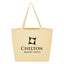 Outing Cotton Twill Tote Bag, 10 oz - Natural - Silk Screen