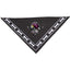 Paws & Claws Pet Bandana in Recycled Polyester Transfer - Black - Front