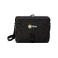 Peak Recycled Laptop Messenger Bag, 16 Inch Embroidery - Black - View 1
