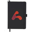 Pineapple Leather Journal, 5.5 x 8.5 Inches - Black - Front