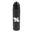 Pop Sip and Chug Recycled Single Wall Stainless Steel Bottle, 32 oz - Black - Silk Screen