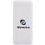 Pwr Pal Five-Way Power Bank, 10,000 mAh Full Color - White - Front