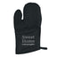 Quilted Oven Mitt in Cotton Canvas - Black - Silk Screen