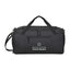 Rally Deluxe Recycled Sport Duffel with Shoe Tunnel Embroidery - Black - View 1