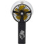 Rechargeable Misting Fan with LED Display - Black - Front