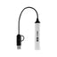 Recycled Charging Hub with Three Ports - Silver - Pad Print