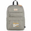 Recycled PET Laptop Backpack with Lash Tab, 15 Inch - Gray - Front
