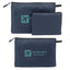 Recycled Ripstop Organizer Pouches, Set of 2 Full Color - Navy - Set